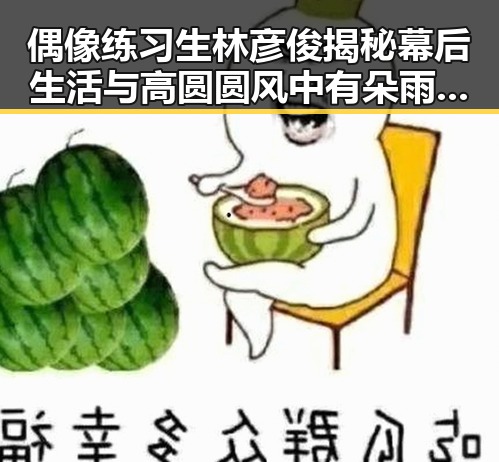 偶像练习生林彦俊揭秘幕后生活与高圆圆风中有朵雨做的云的明星反差